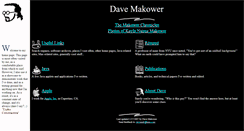 Desktop Screenshot of davemak.com